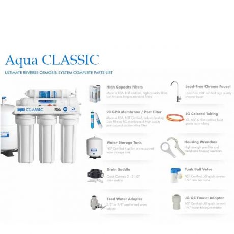 دستگاه تصفیه آب 6 فیلتر اسمز معکوس Aqua Classic